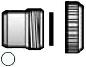 White Solvent Weld 40mm Access Plug- WS31-WH