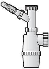 40mm Appliance Adjustable Bottle Trap 76mm Seal - TW474