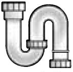 32mm S Trap 76mm Seal - TS37