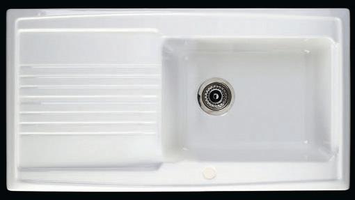 Astracast Equinox 1.0B Ceramic Kitchen Sink White - G12966 - SOLD-OUT!! 