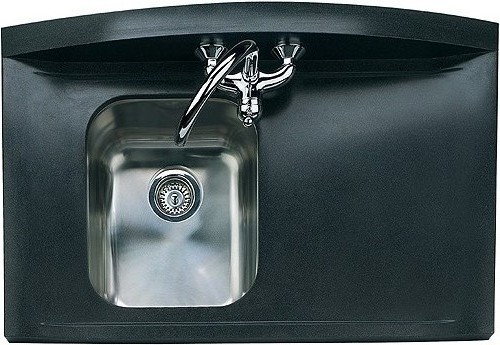 Roma Neostone 1.0B Right Hand Drainer Kitchen Sink - G66500