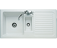 Rustique 1.5B Right Hand Drainer Ceramic Sink - G66526 - SOLD-OUT!! 