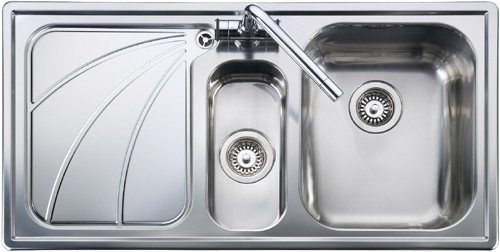 Rangemaster Chicago 1.5B Left Hand Kitchen Sink - G70254