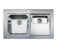 Rangemaster Mezzo 1.5B Stainless Steel Kitchen Sink - G70264 - SOLD-OUT!! 