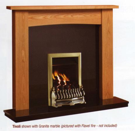 GB Mantels (Fire Surround ONLY) - Tivoli Solid Oak Mantel