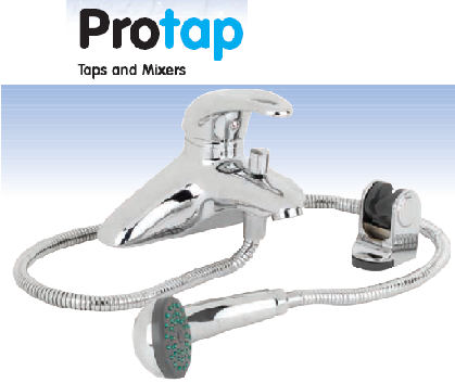 Protap Jet Bath Shower Mixer - 298069CP - DISCONTINUED