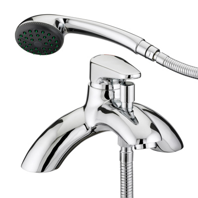 Bristan Jute Single Lever Bath Shower Mixer - JU SLBSM C - JUSLBSMC - DISCONTINUED