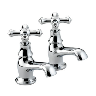 Bristan Colonial Basin Taps Gold Plated - K 1/2 G - K1/2G