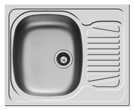 Pyramis Sparta 62 x 50 1B 1D Kitchen Sink - K107