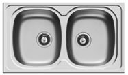 Pyramis Sparta 86 x 50 2B 1D Kitchen Sink - K109