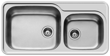 Pyramis Space Mini 2B 1D 1TH Kitchen Sink - K26