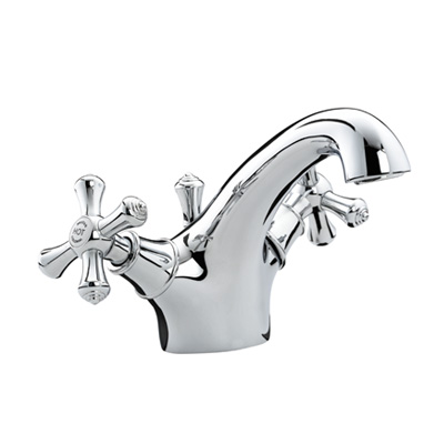 Bristan Colonial Basin Mixer with Pop-Up Waste Gold Plated - K BAS G - KBASG