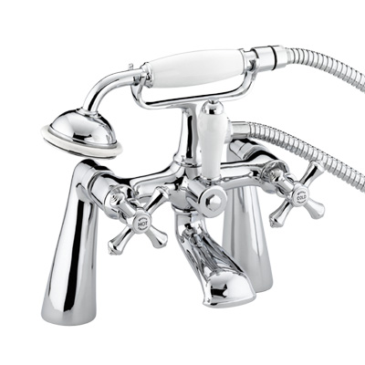 Bristan Colonial Bath Shower Mixer Chrome Plated - K BSM C - KBSMC
