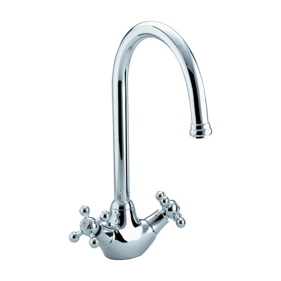 Bristan Kingsbury Monobloc Sink Mixer Gold Plated - KG SNK G - KGSNKG