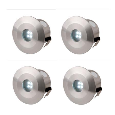 Lighting Kits Stainless Steel Led Kits x 4 White - KIT4W