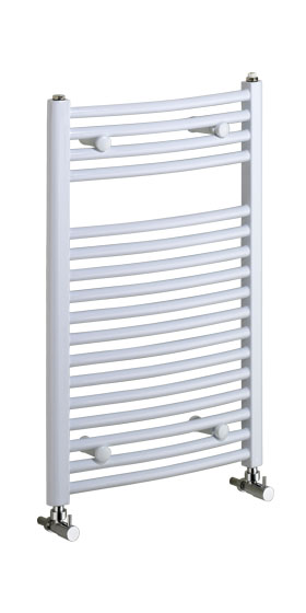 Bristan Rosanna 1450 x 500mm Curved Ladder Rail White - LR R1455C W - LRR1455CW