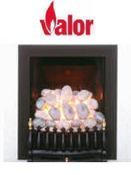 Valor Majestic Decorative Front Black/Brass - DISCONTINUED - 109838BB