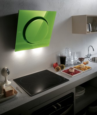 Elica Mini Om Cooker Hood Apple Green - DISCONTINUED 