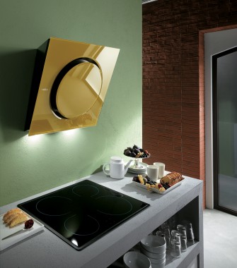 Elica Mini Om Cooker Hood Yellow Curry - DISCONTINUED 