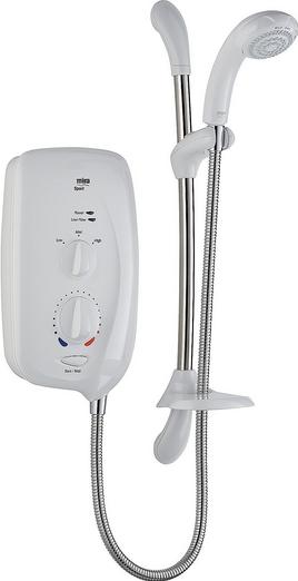 Mira Sport 9.8kW Electric Shower - White - DISCONTINUED 