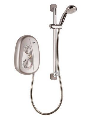 Mira Vie 10.8kW Electric Shower - Satin and Chrome - SOLD-OUT!! 