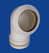 Multikwik 104 deg. Bend Pan Connector - MKB21104