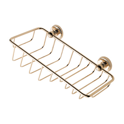 Bristan 1901 Wire Soap & Sponge Basket Gold Plated - N SPONG G - NSPONGG - DISCONTINUED