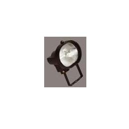 IP54 Oval Enclosed Halogen Floodlight Black- OVFL02