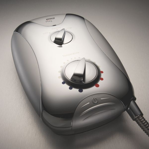 Mira Play 9.5kW Satin Chrome Panel DISCONTINUED