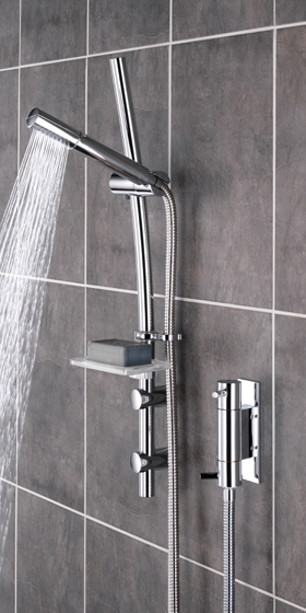 Bristan Prism Vertical Shower Valve & Adjustable Riser - PM VSHXAR C - PMVSHXARC - SOLD-OUT!! 