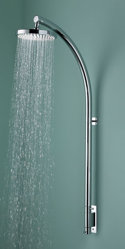 Bristan Prism Inline Vertical Shower Pole with Fixed Head - PM VSHXSP C - PMVSHXSPC - SOLD-OUT!! 
