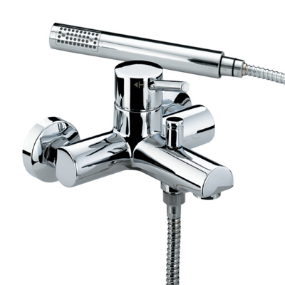 Bristan Prism Wall Mounted Bath Shower Mixer - PM WMBSM C - PMWMBSMC