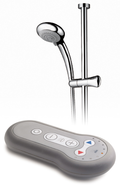 Trevi Logical pumped shower with Moonshadow Top Connection 3 function low pressure shower kit - SOLD-OUT!! 