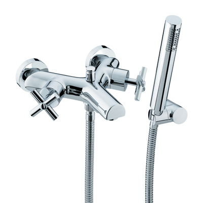 Bristan Quadrant Wall Mounted Bath Shower Mixer - QT WMBSM C - QTWMBSMC - DISCONTINUED 