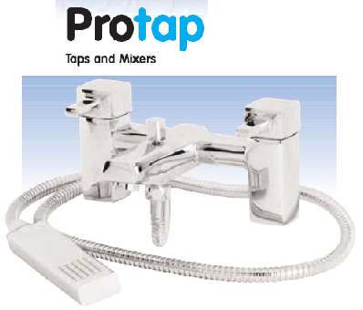 Protap Quartz Bath Shower Mixer - 298063CP - DISCONTINUED