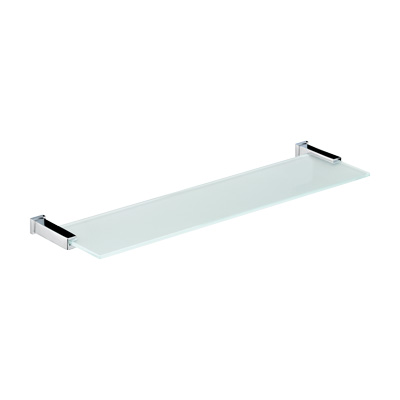 Bristan Qube Frosted Glass Shelf Chrome - QU SHELF C - QUSHELFC - DISCONTINUED