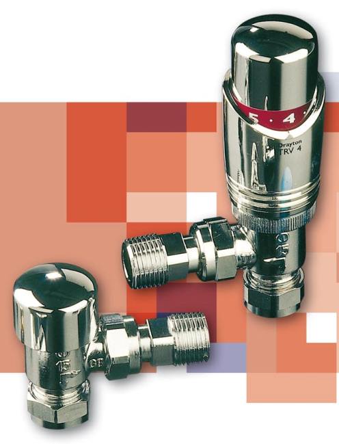 Drayton TRV4 all chrome 15mm Angle