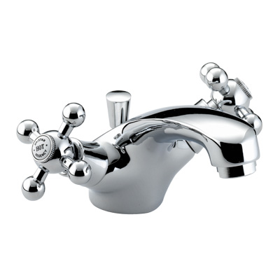 Bristan Regency Basin Mixer Pop-Up Waste Chrome Plated - R BAS C - RBASC