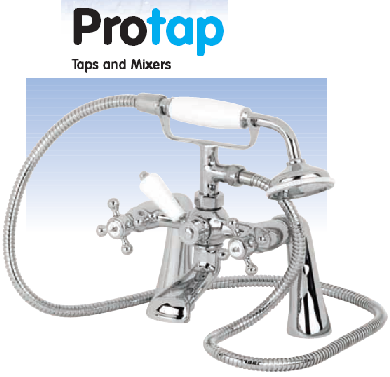 Protap Ritz Bath Shower Mixer - 298018CP - DISCONTINUED