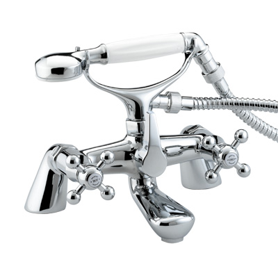 Bristan Regency Luxury Bath Shower Mixer Chrome Plated - R LBSM C - RLBSMC