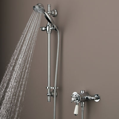 Bristan Regency Dual Control Thermostatic Shower and Adjustable Riser - R SHXAR C - RSHXARC