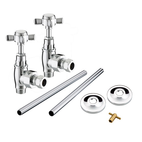 Bristan Traditional Cross Head Installation Pack Chrome - RV TRAD C - RVTRADC