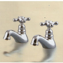 Hathaway 3/4 inch Bath Pillar Taps Pair CP - C28841 - S7038AA - DISCONTINUED 
