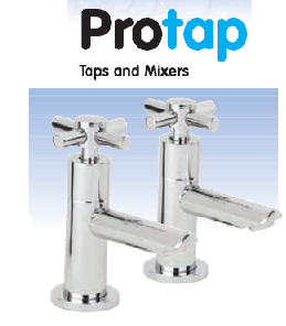 Protap Series c Basin Pillar Taps - 298023CP - DISCONTINUED