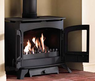 Aarrow Sherborne Log Gas Stove With Remote - 109045