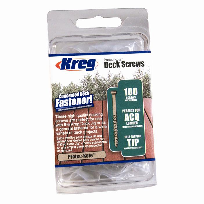 Kreg Deck Screws Protec-Kote Pan Head Coarse - 906504 - DISCONTINUED 