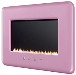 Smeg Pink Retro Flueless Gas Fire - L30FABPK - SOLD-OUT!! 