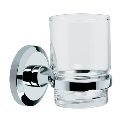 Bristan Solo Toothbrush & Tumbler Holder Chrome - SO HOLD C - SOHOLDC