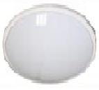 IP20 Round CFL Spun Aluminium 28W Bulkheads 240V - TP28W2D