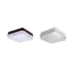 Square Poly 28W Bulkheads Prismatic Diffuser WB - TPS28WP